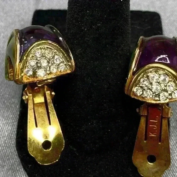 Kenneth Jay Lane KJL Vintage 60s Era Custom Costume Jewelry Earrings Clip-on

DD - Picture 3 of 4